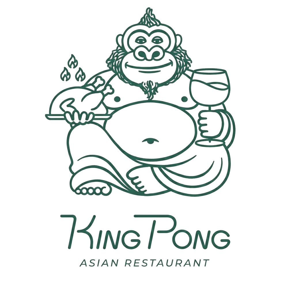 KINGPONG restaurant logo